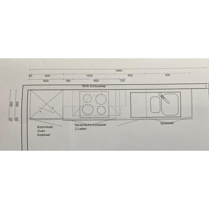 wit-tijdloze vasco keuken met ingebouwde apparatuur te koop