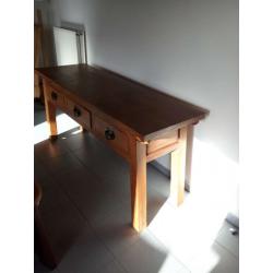 Wall Table in teak hout